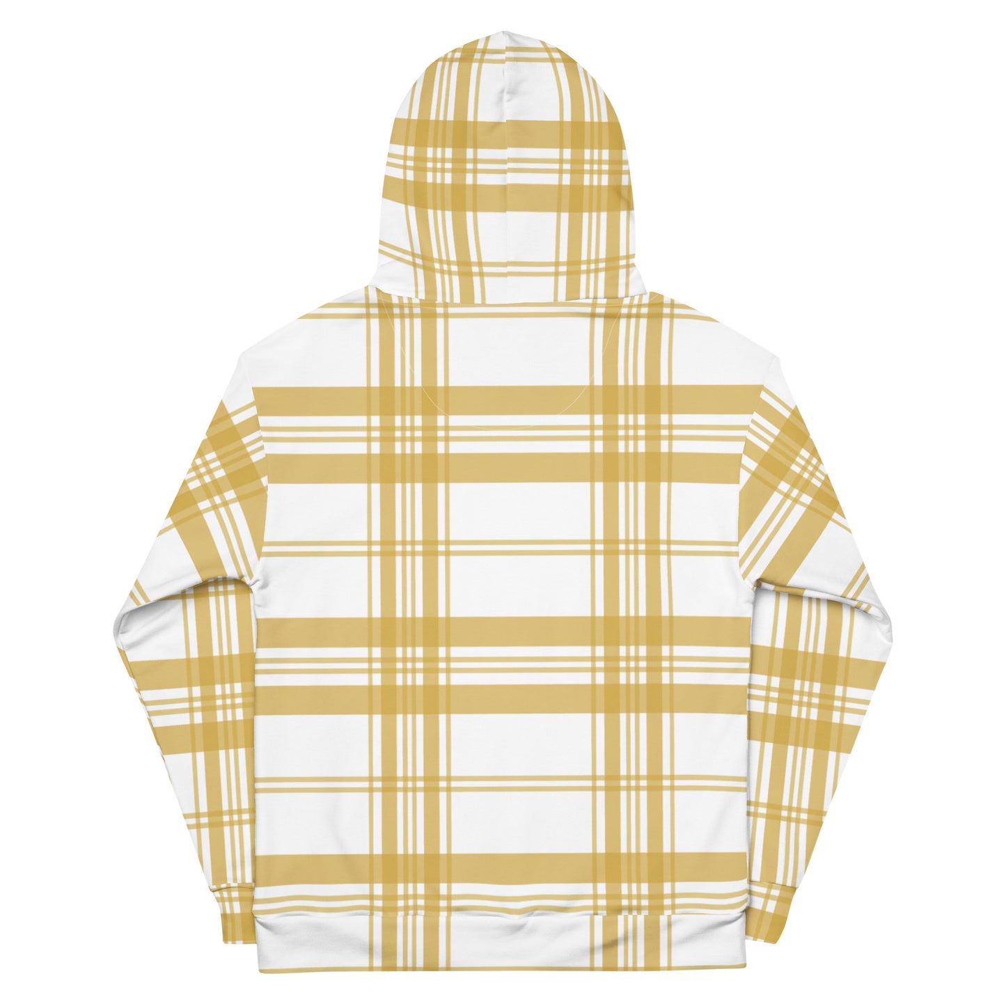 Mustard Tartan - Inspired By Zendaya - Sustainably Made Unisex Hoodie