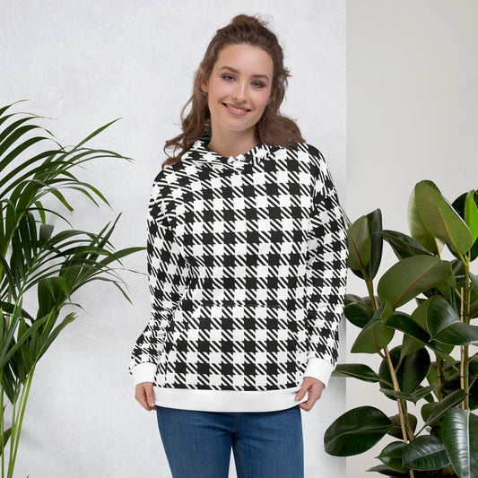 Royal Check - Inspired By Selena Gomez - Sustainably Made Unisex Hoodie