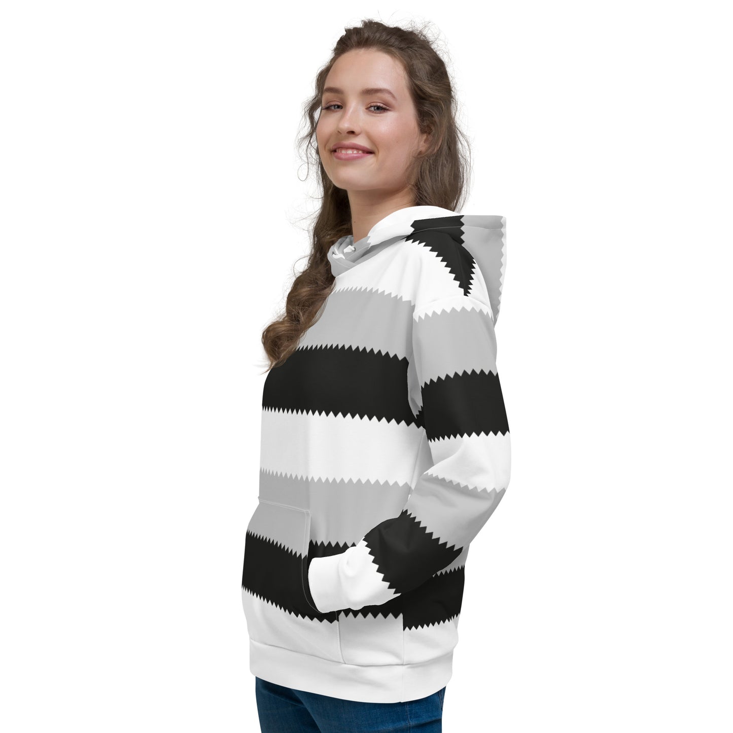 Electric Monochrome - Inspired By Dua Lipa - Sustainably Made Unisex Hoodie