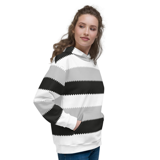 Electric Monochrome - Inspired By Dua Lipa - Sustainably Made Unisex Hoodie