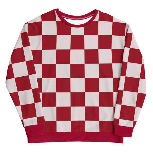 Go Red - Inspired By Dua Lipa - Sustainably Made Unisex Sweatshirt