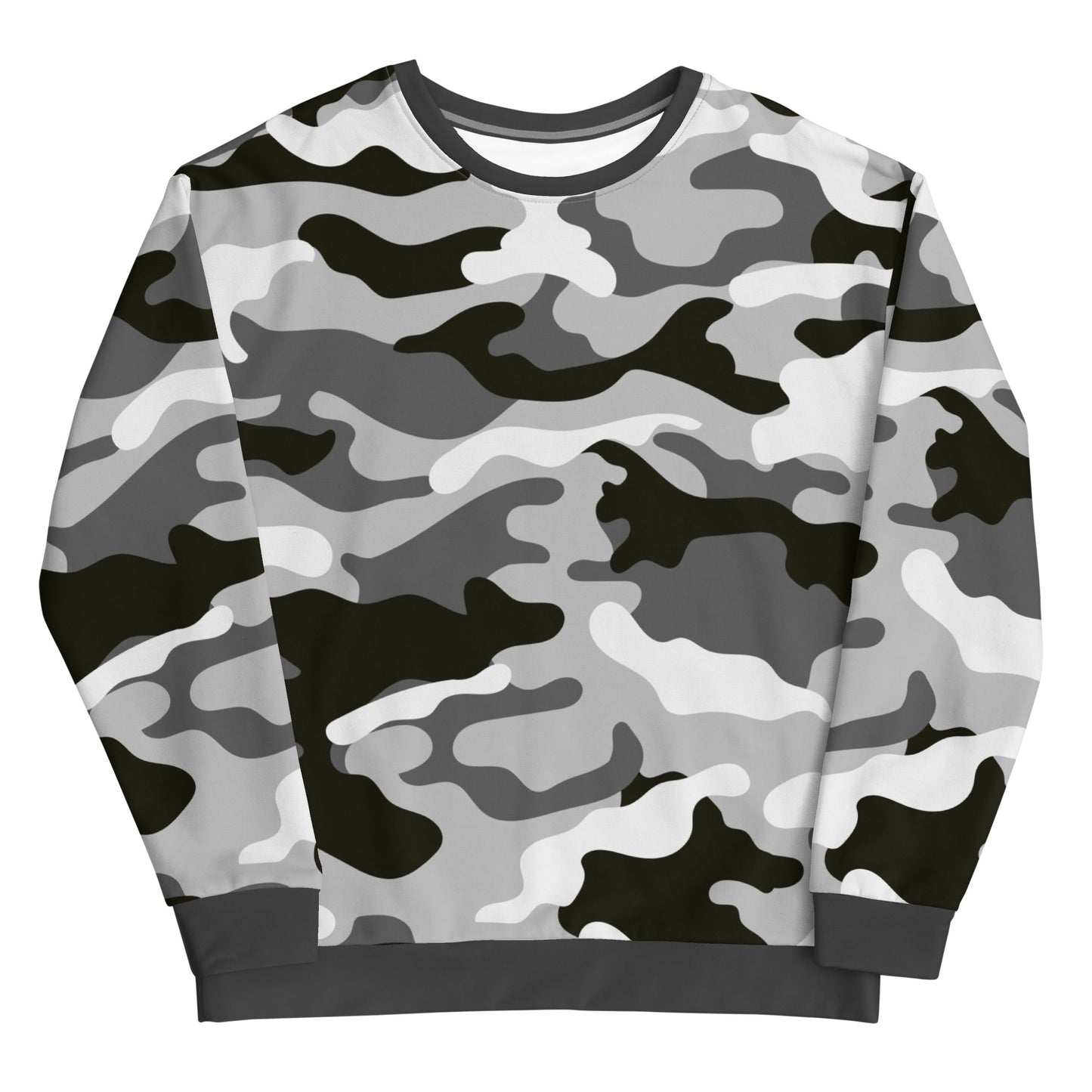 Grey Camo - Inspired By Zendaya - Sustainably Made Unisex Sweatshirt