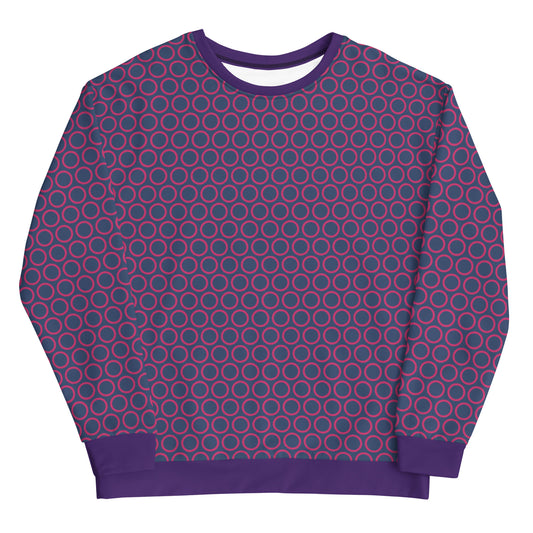 Pink Circles - Inspired By Selena Gomez - Sustainably Made Unisex Sweatshirt