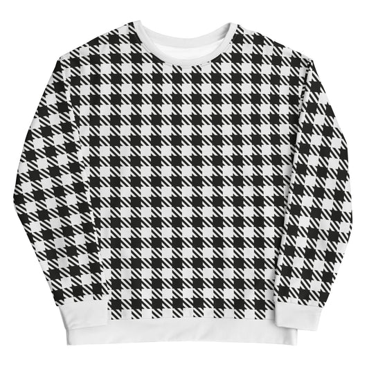 Royal Check - Inspired By Selena Gomez - Sustainably Made Unisex Sweatshirt