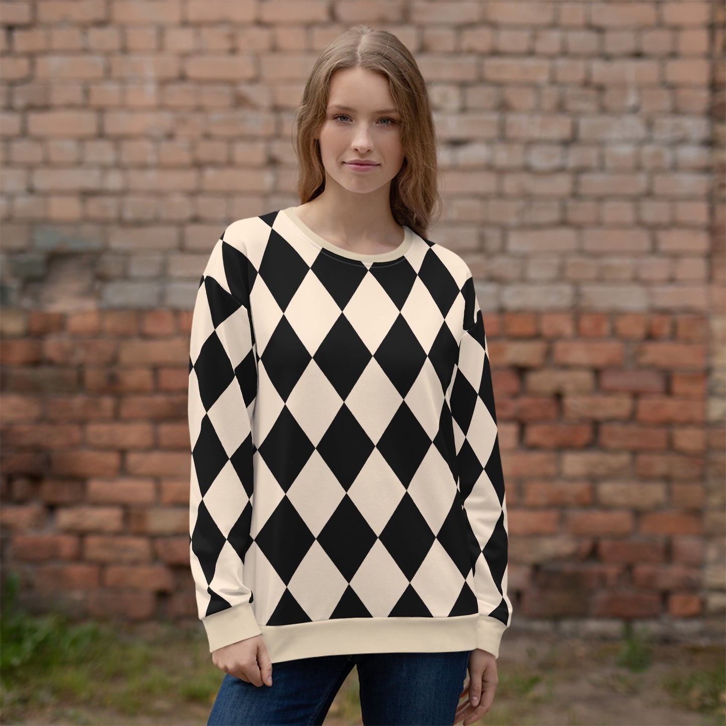 Harlequin - Inspired By Selena Gomez - Sustainably Made Unisex Sweatshirt