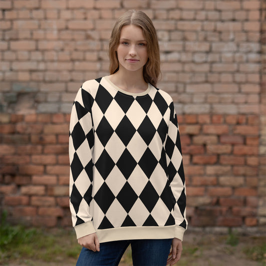 Harlequin - Inspired By Selena Gomez - Sustainably Made Unisex Sweatshirt