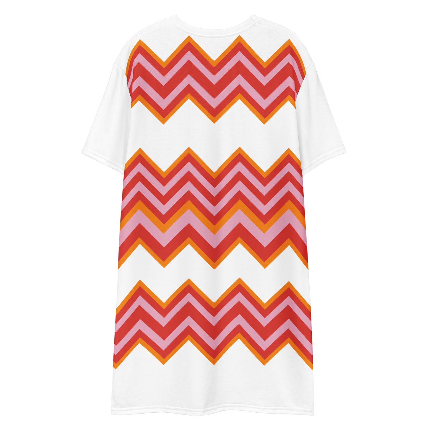 Retro Zigzag - Inspired By Taylor Swift - Sustainably Made T-shirt dress