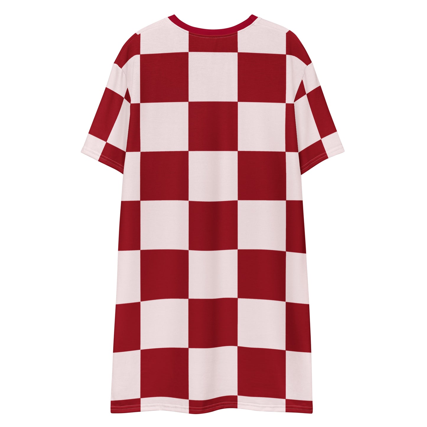 Go Red - Inspired By Dua Lipa - Sustainably Made T-shirt dress