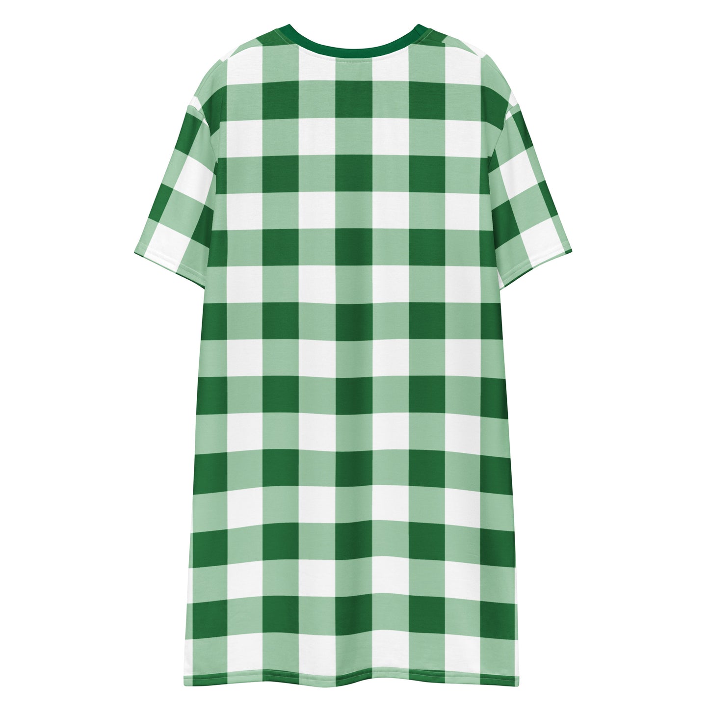 Gingham Green - Inspired By Harry Styles - Sustainably Made T-shirt dress