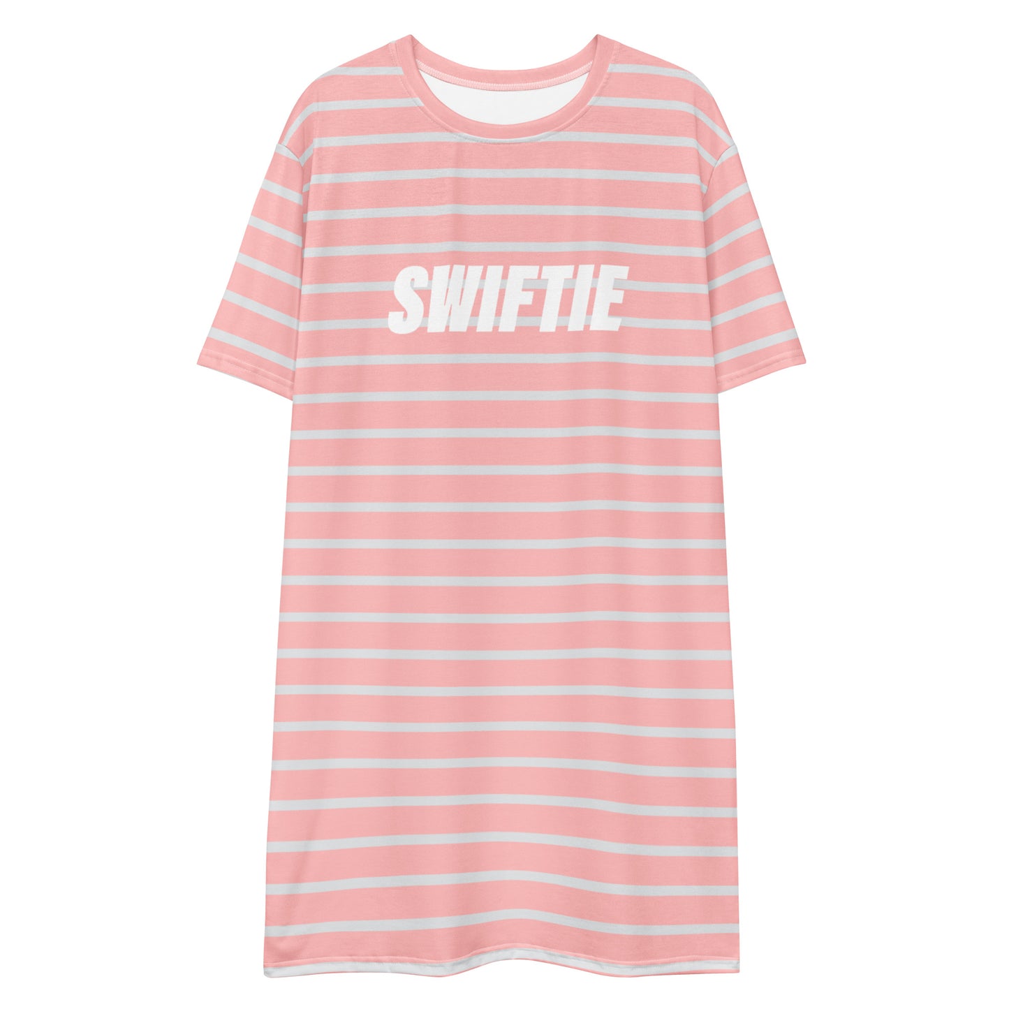 Swiftie Stripes - Inspired By Taylor Swift - Sustainably Made T-shirt dress