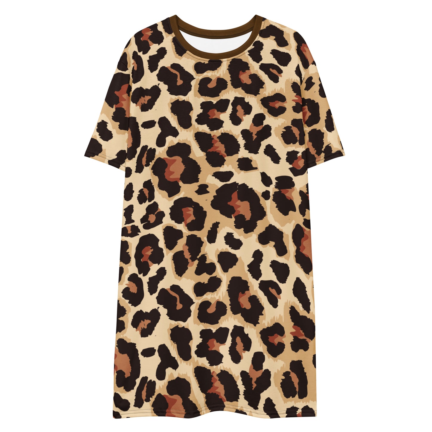 Leopard Skin - Inspired By Selena Gomez - Sustainably Made T-shirt dress
