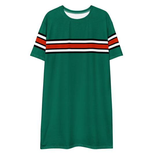 Sweet 70's - Inspired By Dua Lipa - Sustainably Made T-shirt dress