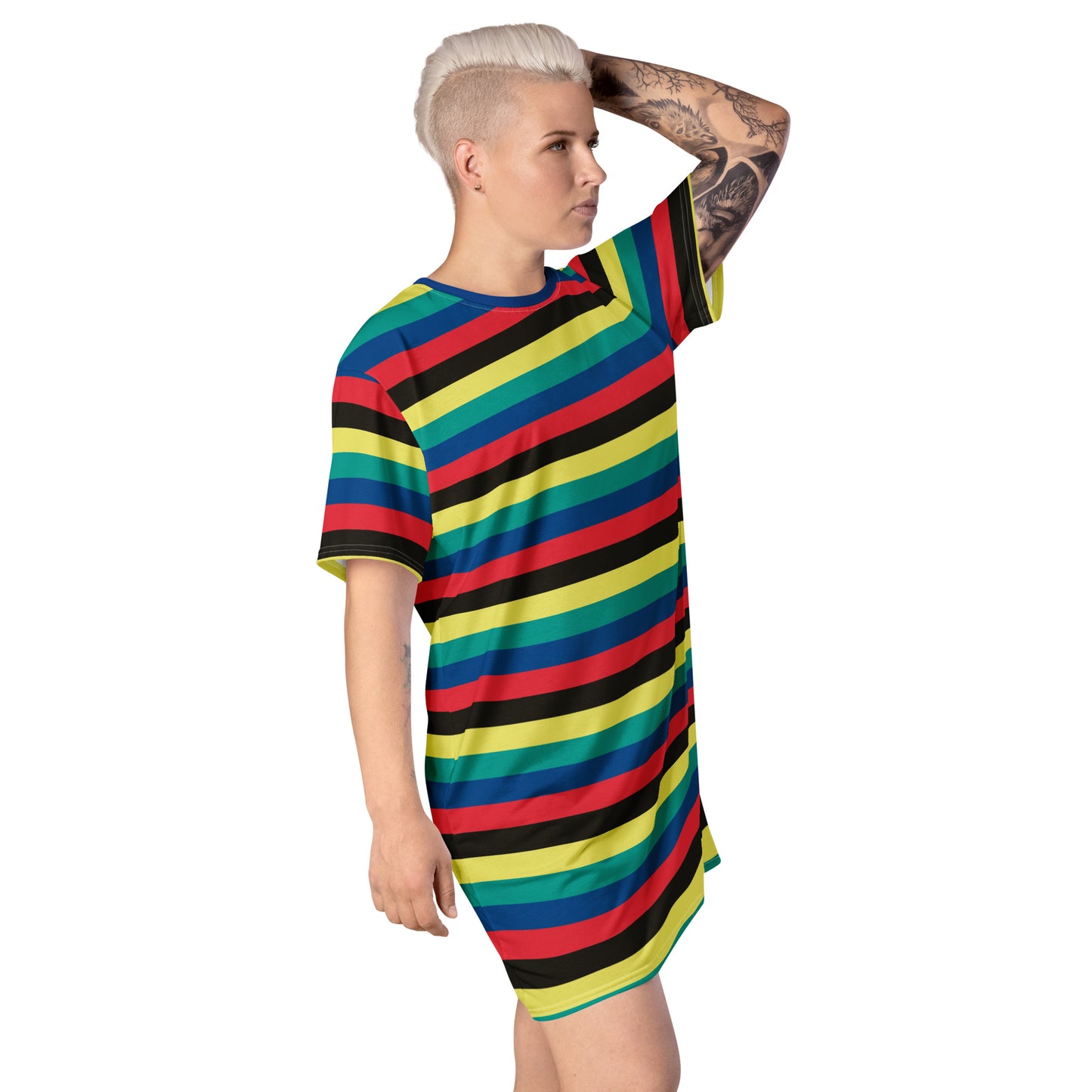 Roman - Inspired By Dua Lipa - Sustainably Made T-shirt dress