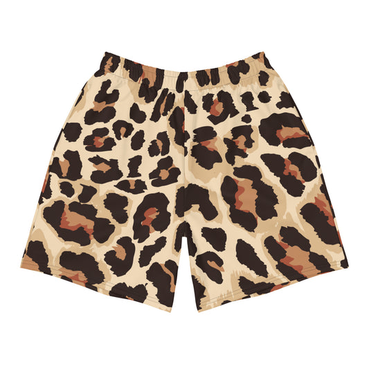 Leopard Skin - Inspired By Selena Gomez - Sustainably Made Unisex Athletic Long Shorts