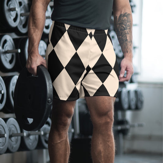 Harlequin - Inspired By Selena Gomez - Sustainably Made Unisex Athletic Long Shorts