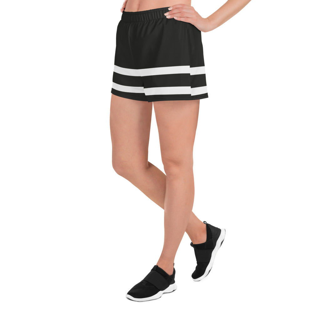 Half Lines - Inspired By Selena Gomez - Sustainably Made Unisex Athletic Shorts