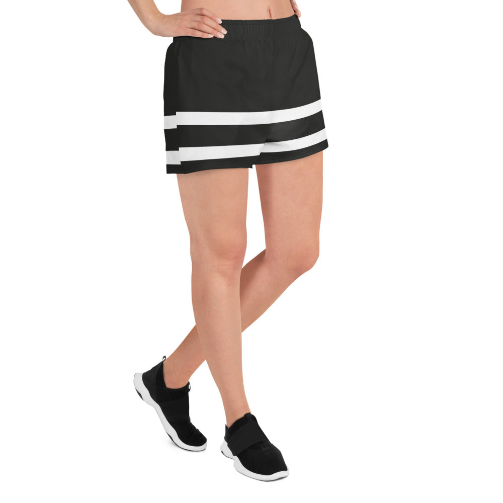 Half Lines - Inspired By Selena Gomez - Sustainably Made Unisex Athletic Shorts