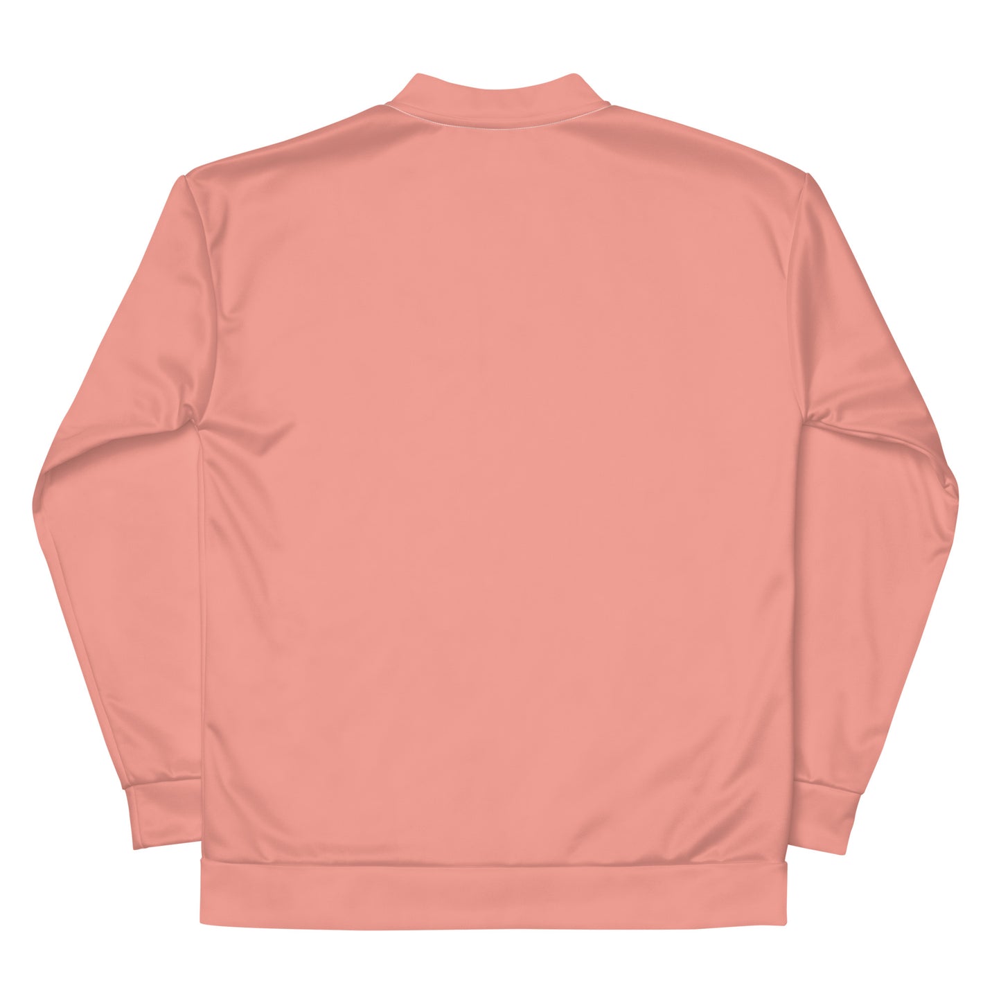Coral Pink Climate Change Global Warming Statement - Sustainably Made Bomber Jacket
