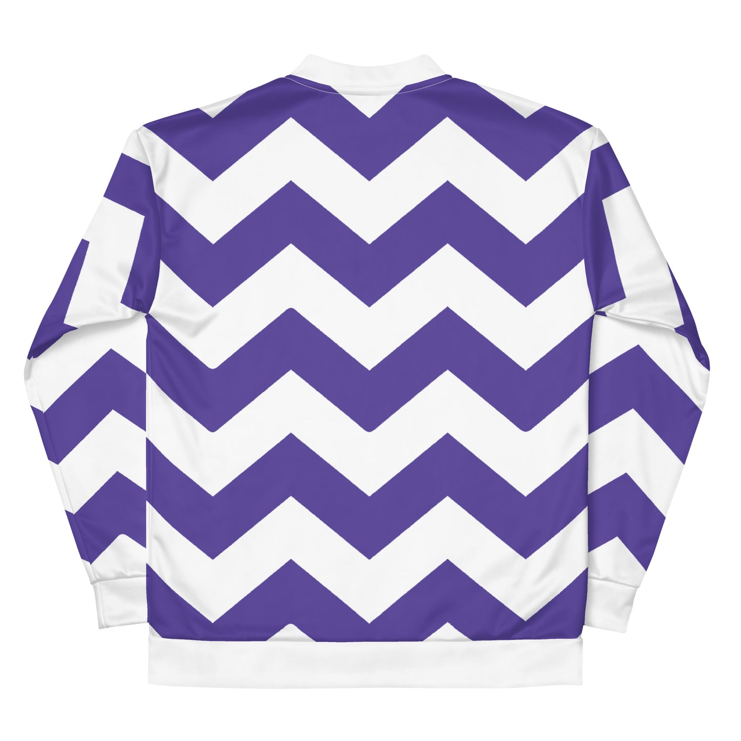 Blue Zigzag - Inspired By Harry Styles - Sustainably Made Unisex Bomber Jacket