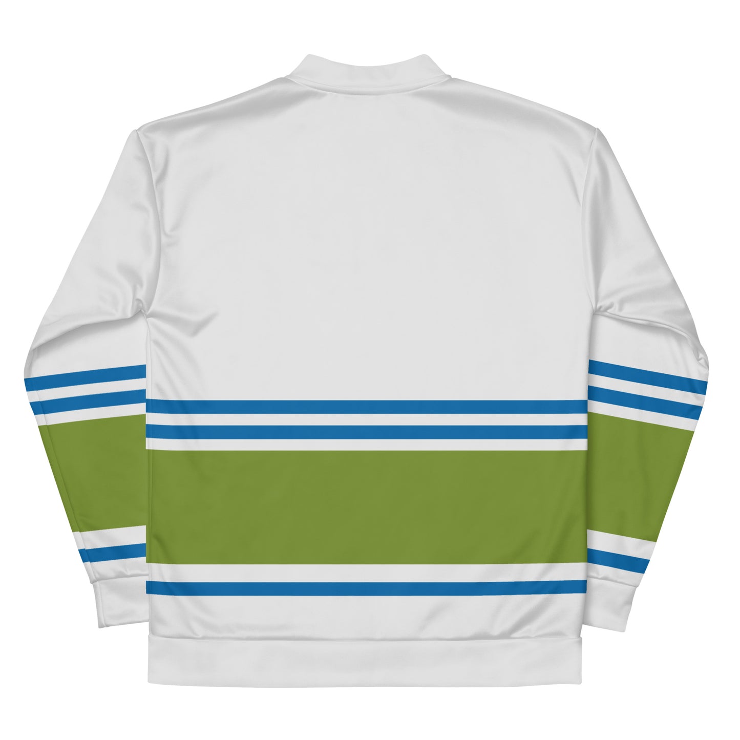 Down stripes - Inspired By Zendaya - Sustainably Made Unisex Bomber Jacket