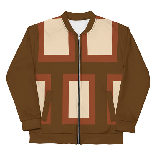 Retro Block - Inspired By Harry Styles - Sustainably Made Unisex Bomber Jacket