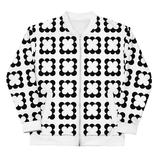 Classic Tile - Inspired By Dua Lipa - Sustainably Made Unisex Bomber Jacket