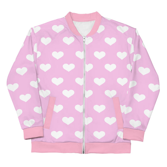 Hearty - Inspired By Dua Lipa - Sustainably Made Unisex Bomber Jacket