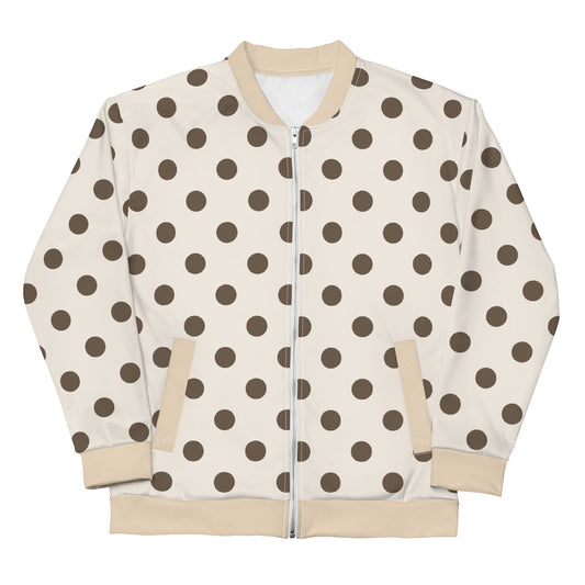 Polkadot - Inspired By Dua Lipa - Sustainably Made Unisex Bomber Jacket