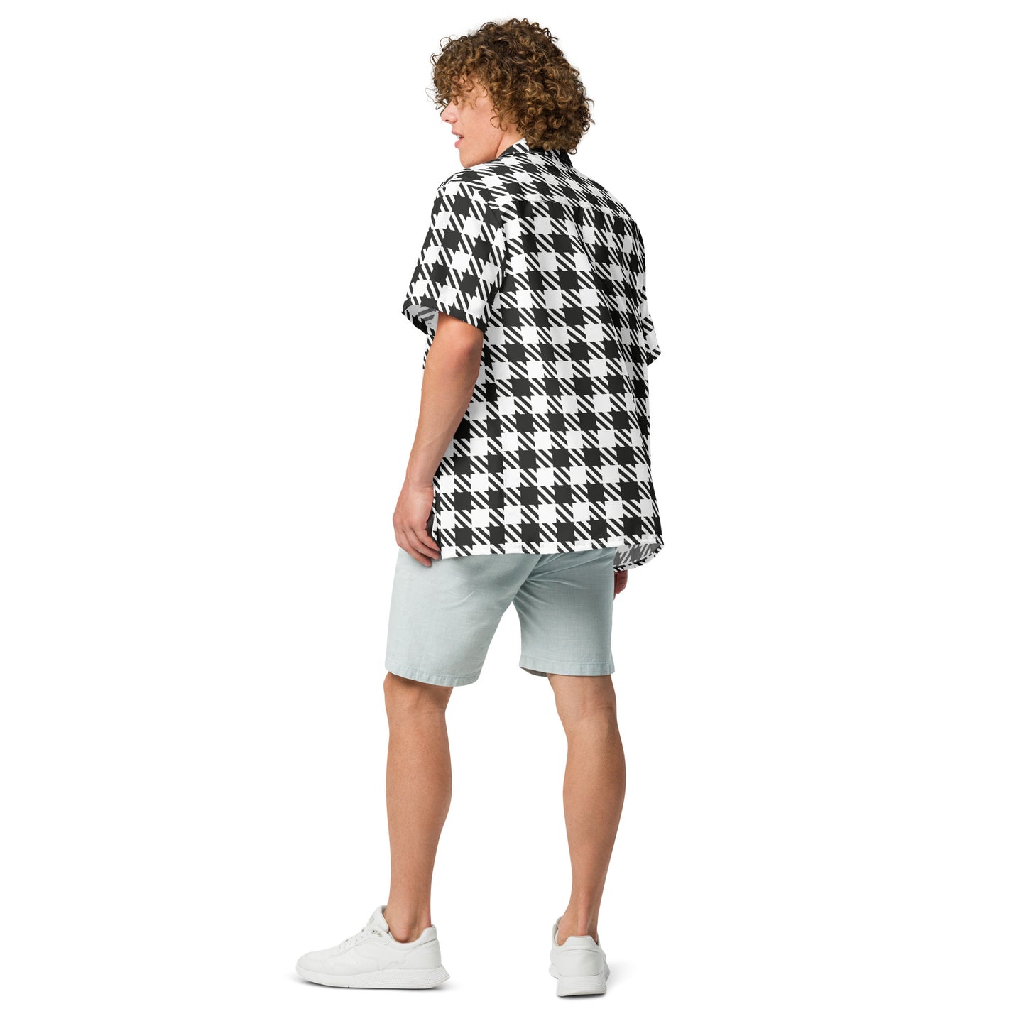 Royal Check - Inspired By Selena Gomez - Sustainably Made Unisex button shirt