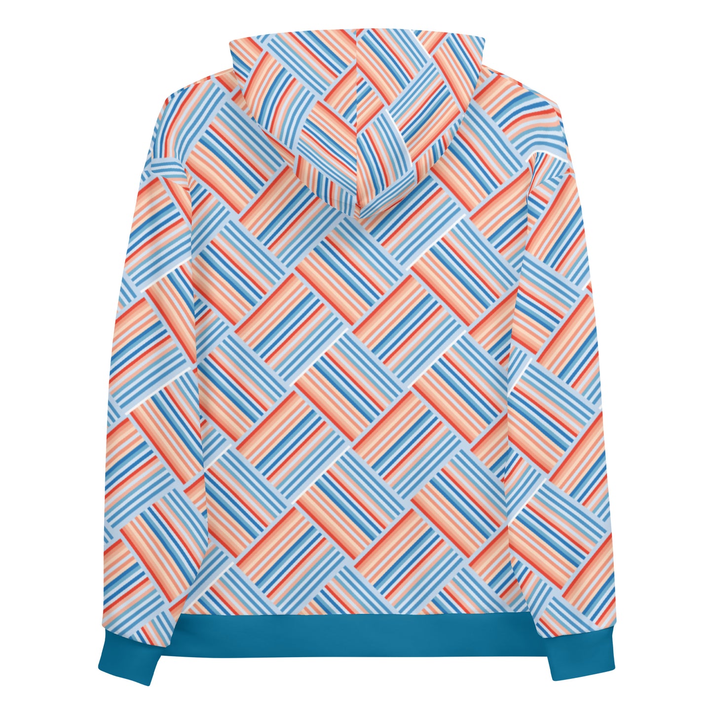 Climate Change Global Warming Stripes | Pattern - Sustainably Made Hoodie