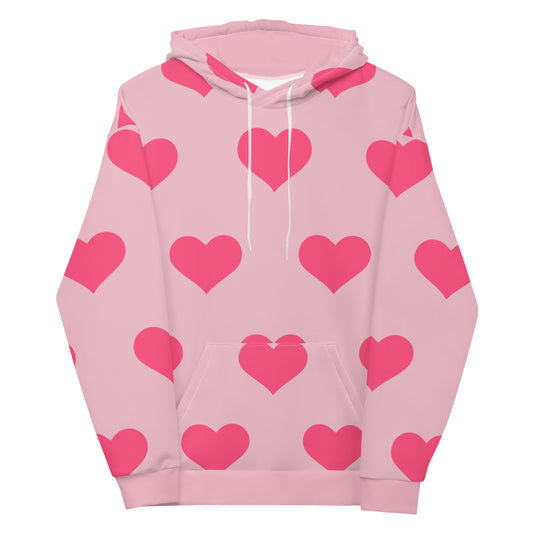 Pink Love - Sustainably Made Hoodie