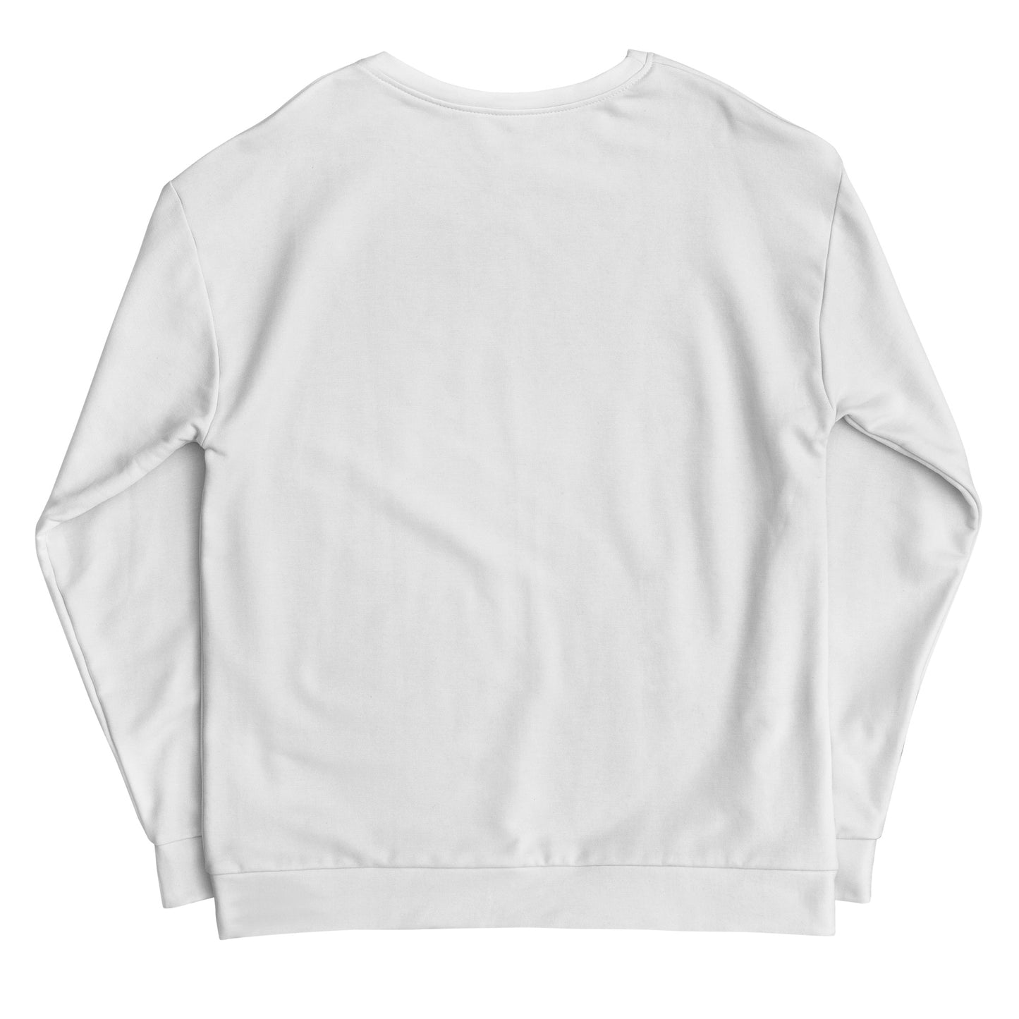 Climate Change Global Warming Stripes | Basic White - Sustainably Made Sweatshirt
