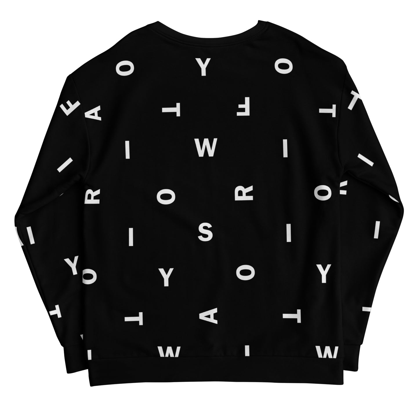 Letter Black - Inspired By Taylor Swift - Sustainably Made Unisex Sweatshirt