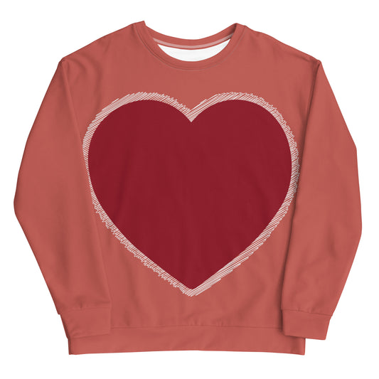Heart - Inspired By Taylor Swift - Sustainably Made Sweatshirt
