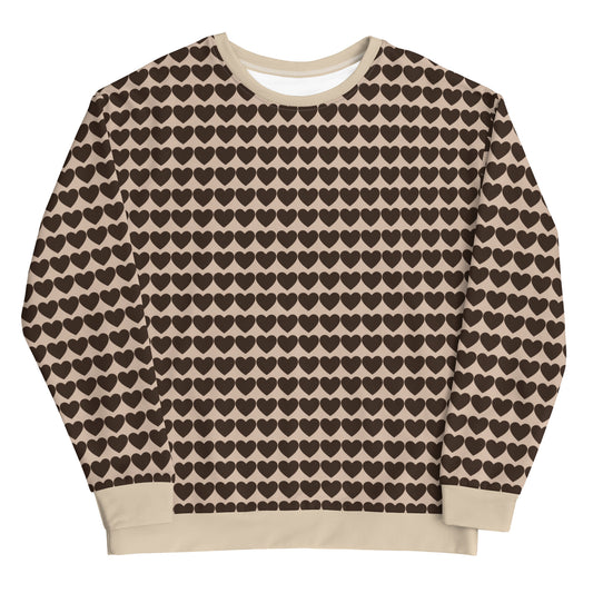 Heart Pattern - Inspired By Harry Styles - Sustainably Made Sweatshirt