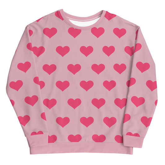Pink Love - Sustainably Made Sweatshirt