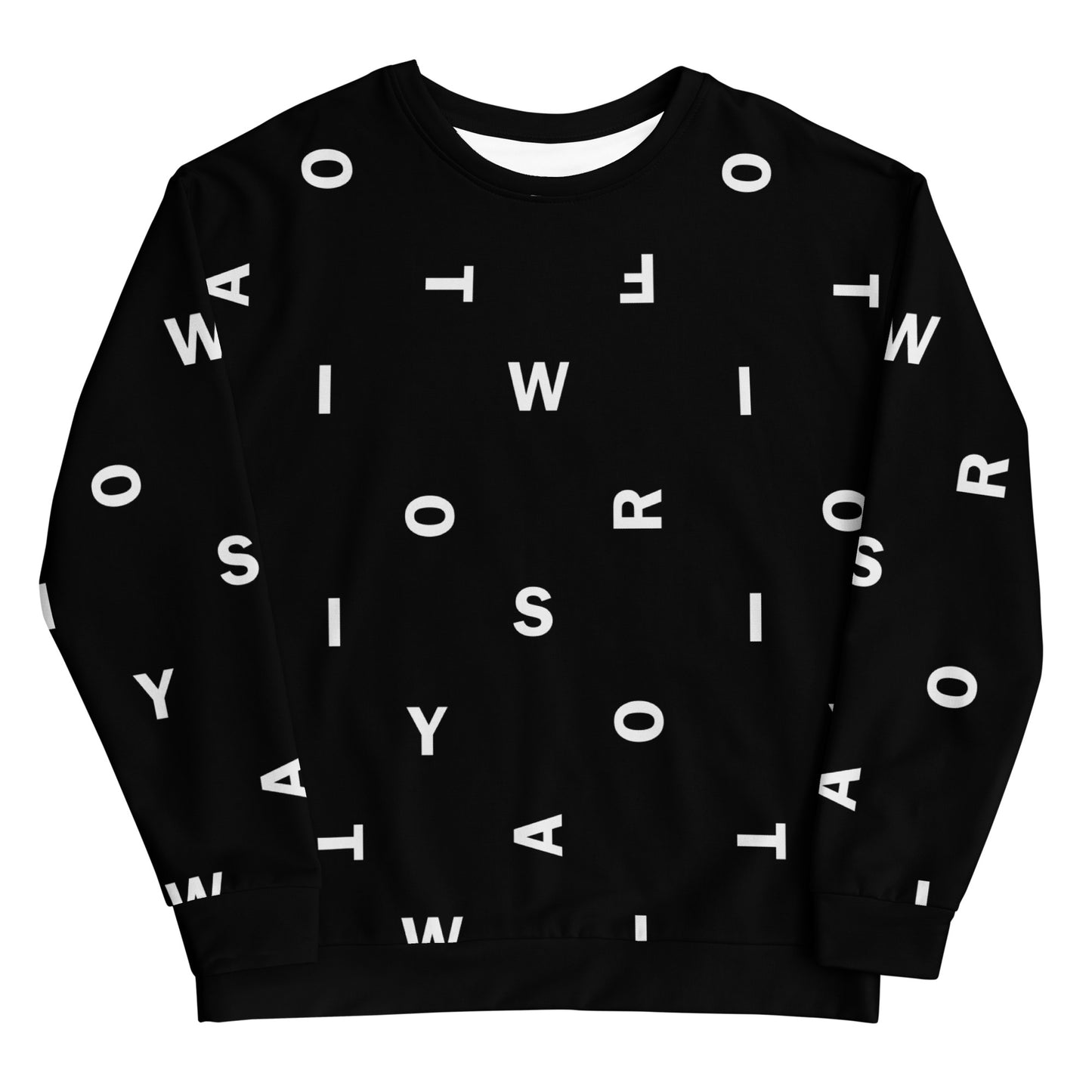 Letter Black - Inspired By Taylor Swift - Sustainably Made Unisex Sweatshirt