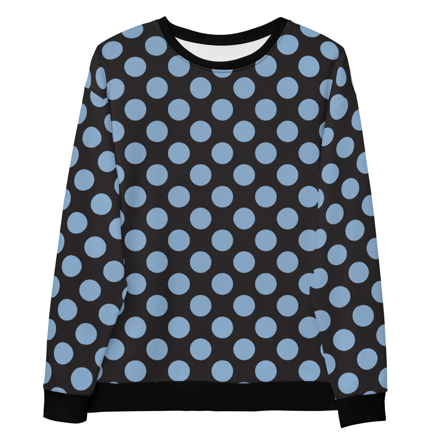 Blue Polkadot - Inspired By Harry Styles - Sustainably Made Unisex Sweatshirt