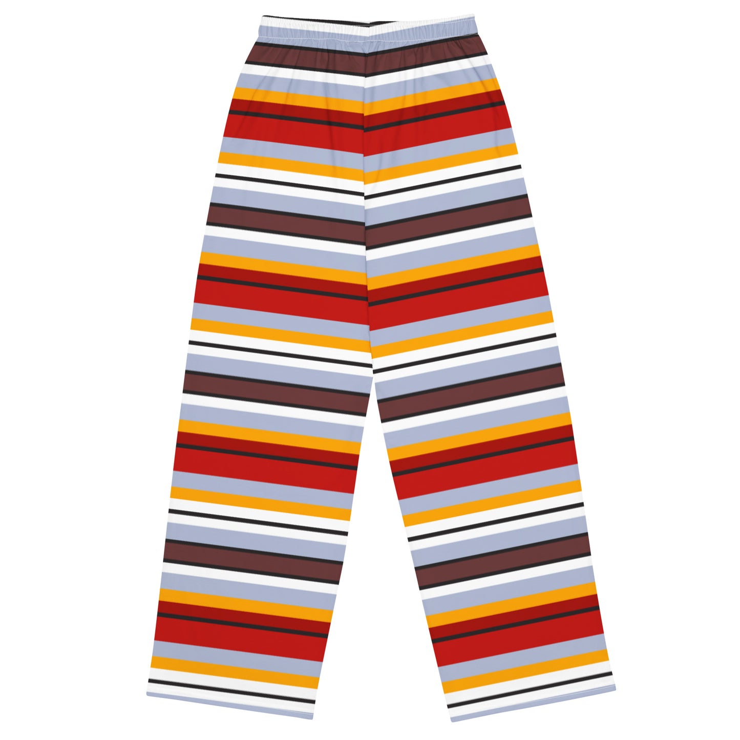 Multi Colored Lines - Inspired By Taylor Swift - Sustainably Made unisex wide-leg pants