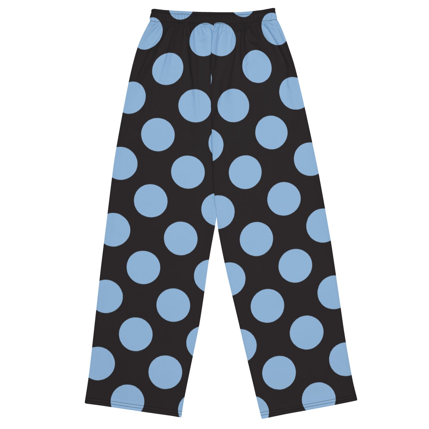 Blue Polkadot - Inspired By Harry Styles - Sustainably Made wide-leg pants
