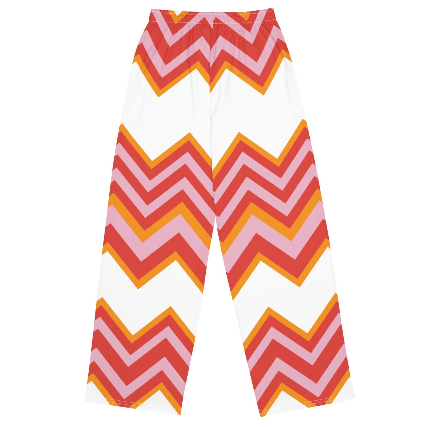 Retro Zigzag - Inspired By Taylor Swift - Sustainably Made unisex wide-leg pants