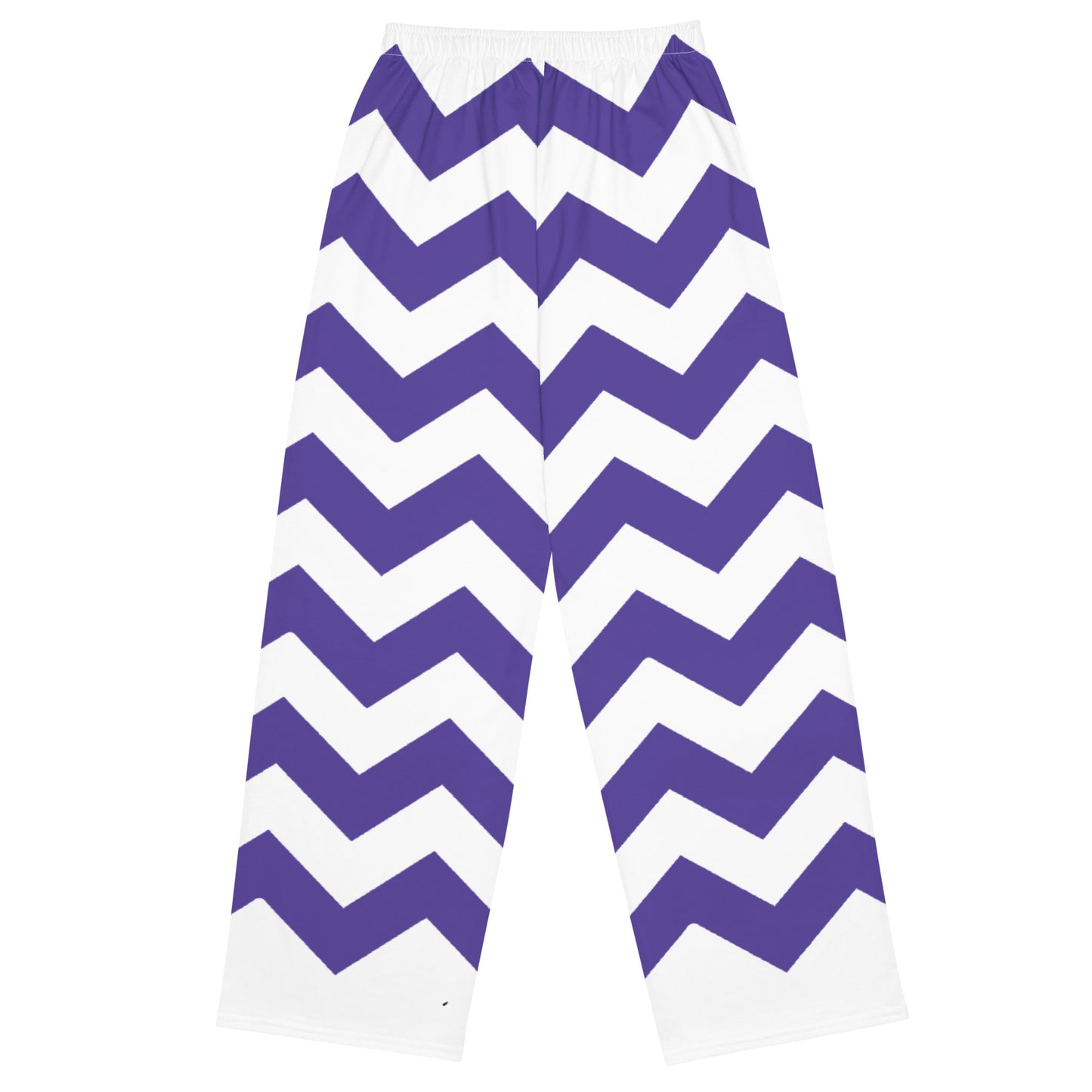 Blue Zigzag - Inspired By Harry Styles - Sustainably Made wide-leg pants