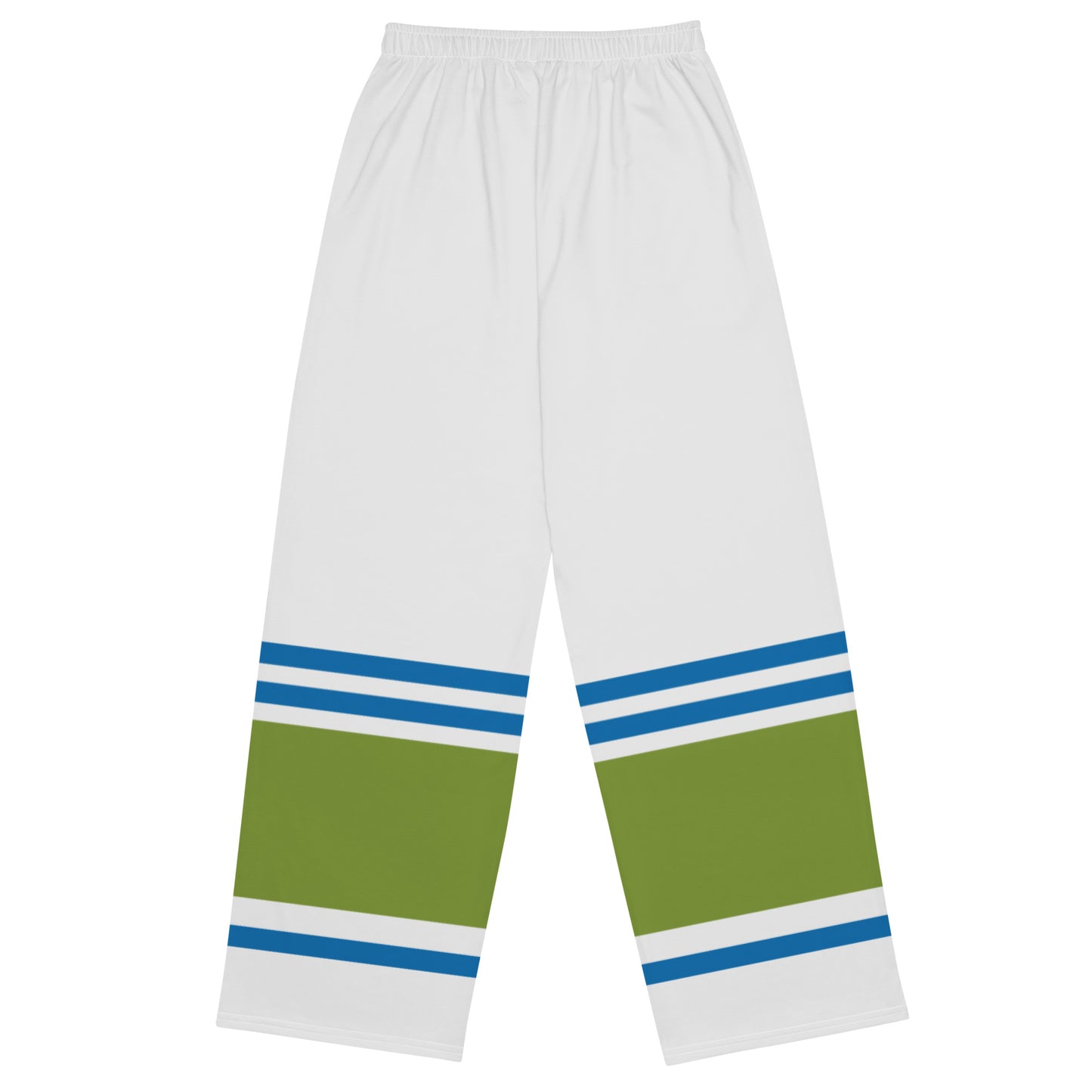 Down stripes - Inspired By Zendaya - Sustainably Made unisex wide-leg pants