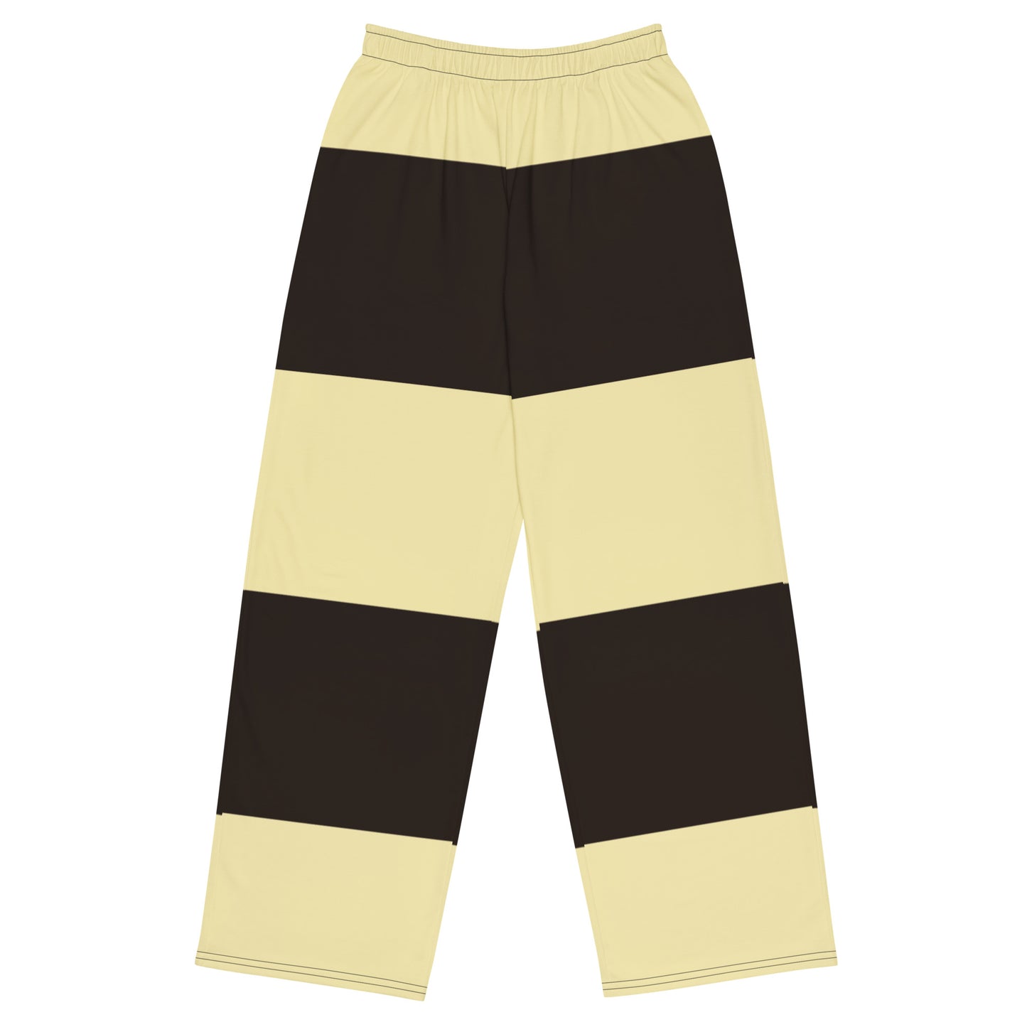 Black Gold Stripes - Inspired By Taylor Swift - Sustainably Made unisex wide-leg pants