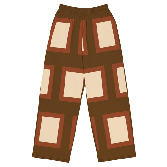 Retro Block - Inspired By Harry Styles - Sustainably Made wide-leg pants