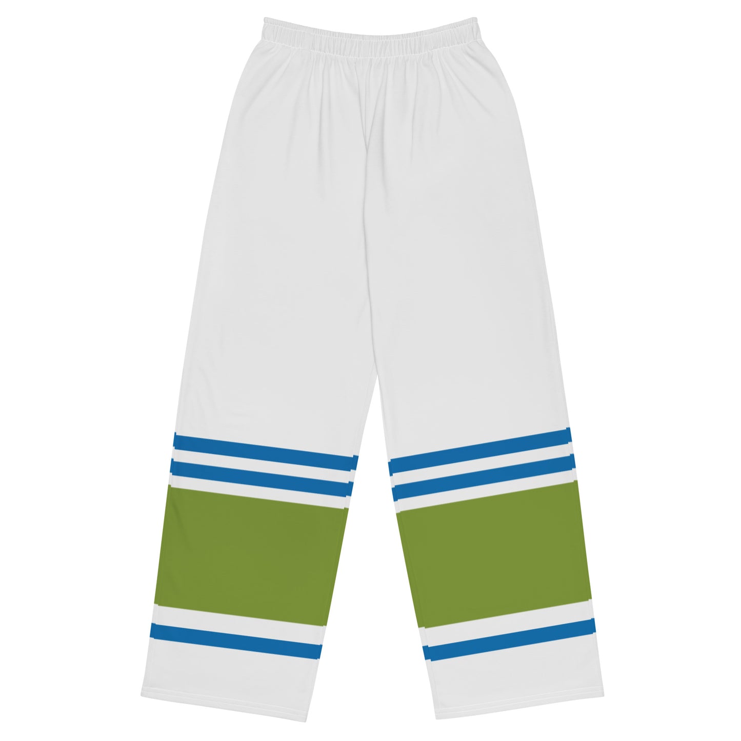 Down stripes - Inspired By Zendaya - Sustainably Made unisex wide-leg pants