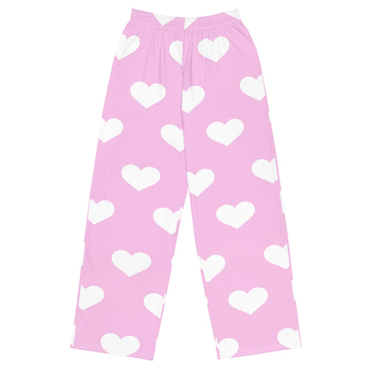 Hearty - Inspired By Dua Lipa - Sustainably Made unisex wide-leg pants