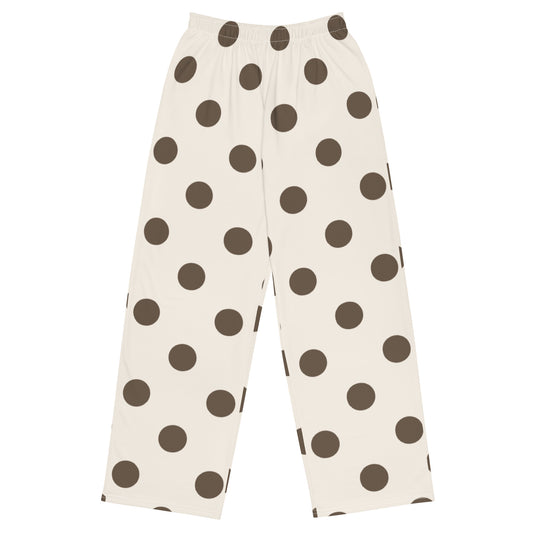 Polkadot - Inspired By Dua Lipa - Sustainably Made unisex wide-leg pants