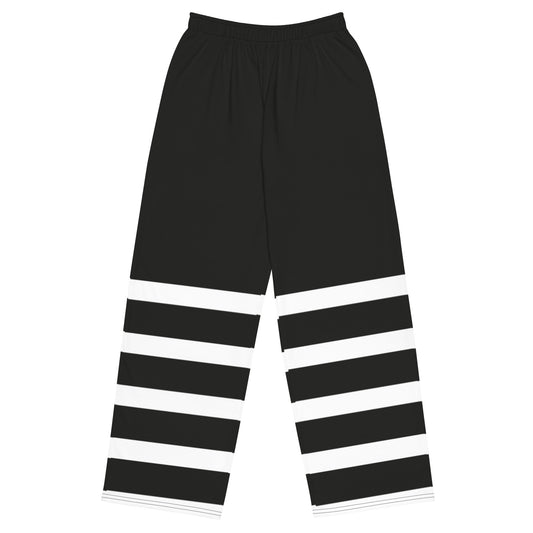 Half Lines - Inspired By Selena Gomez - Sustainably Made unisex wide-leg pants