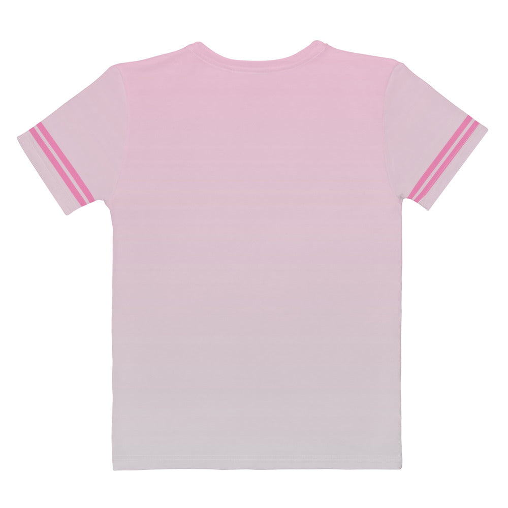 22 | Gradient Pink - Inspired By Taylor Swift - Sustainably Made Women’s Short Sleeve Tee